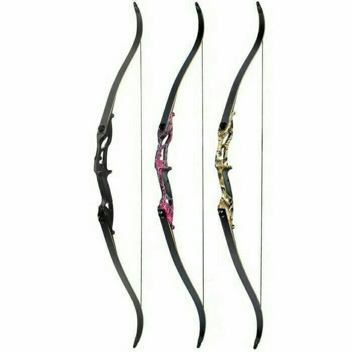 Paket Busur Panah Pemula Pria Wanita Junxing F179 Recurve Bow - Hitam, 30 LBSAMINAH MALL KUY