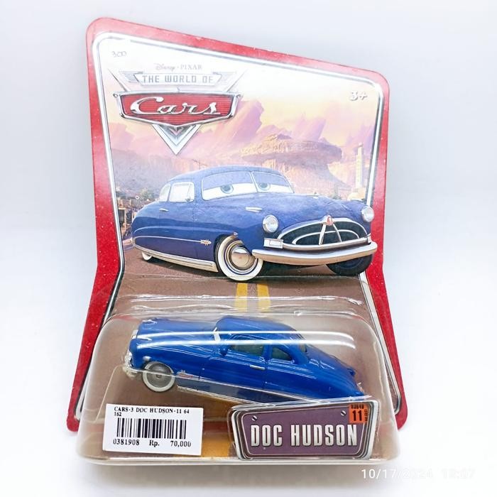 MAINAN... Disney Pixar The World of Cars Doc Hudson Mattel Diecast 1:55
