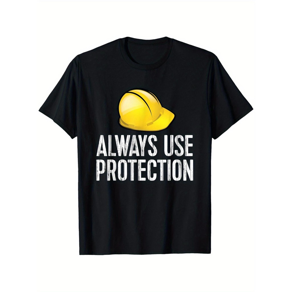 Kaos Pria Lucu Tukang Bangunan - Kaos Katun Hitam, Hadiah Unik untuk Pria & Wanita, Ukuran Lengkap