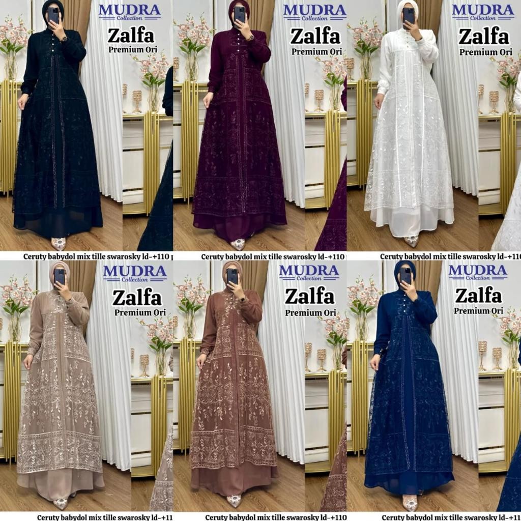 Fashion Wanita HQ ZALFA DRESS  From MuDRa