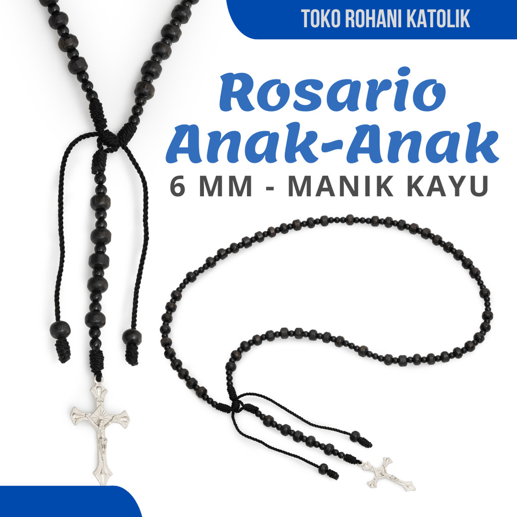 ROSARIO ANAK KATOLIK / KALUNG ROSARIO KECIL / ROSARIO ASLI / KONTAS