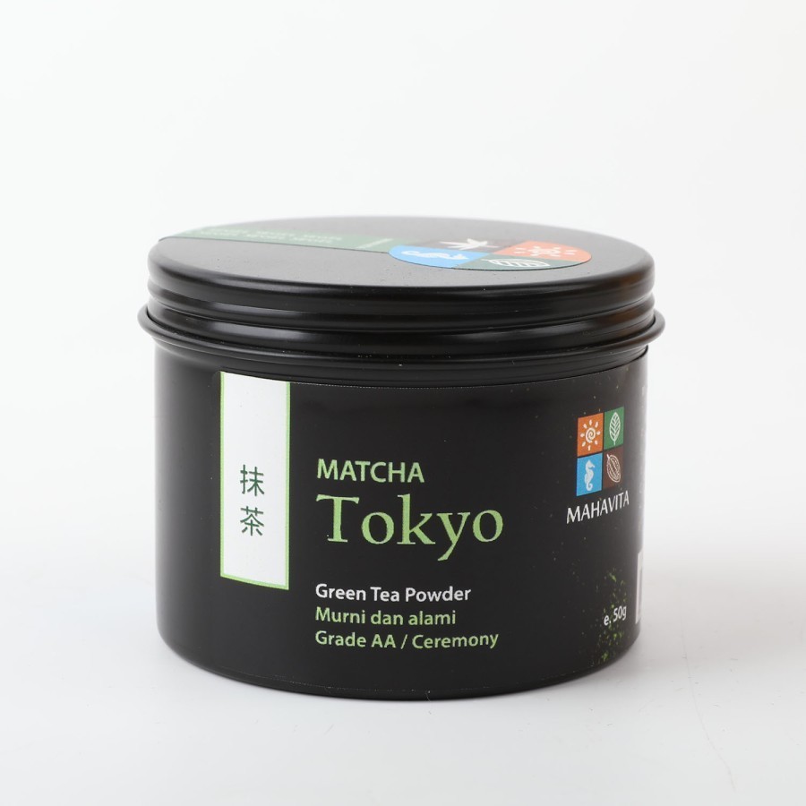 

Matcha Tokyo AA Ceremonial Mahavita Green Tea powder bubuk teh Jepang dengan ukuran 30g / 100g