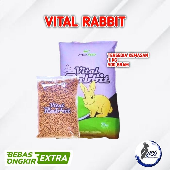 VITAL RABBIT PELET KELINCI MAKANAN KELINCI PAKAN KELINCI PELET