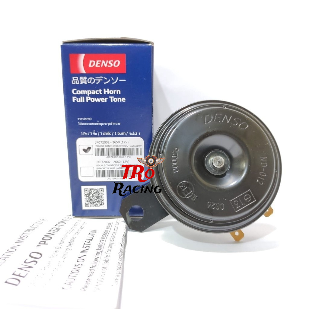 Klakson Denso Disc Satuan Suara Mobil Avanza 12 V Bisa Buat Motor & Mobil Merk Denso 100% Original K