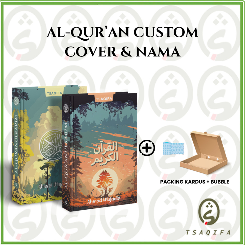 Al Quran Custom Bisa Tulis Nama di Cover Ukuran A5 HC Al Quran Terjemah Al Quran Tajwid