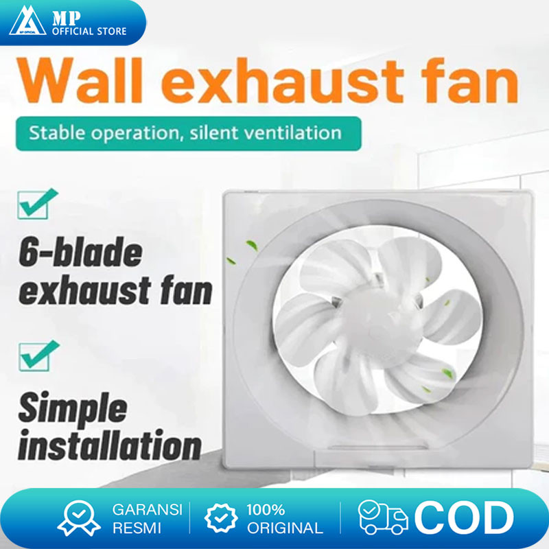 Exhaust Fan Dinding 6/8/10/12 Inch Kipas Dapur / Wall Duct Fan / Kipas Exhaust Ventilasi Dinding / B
