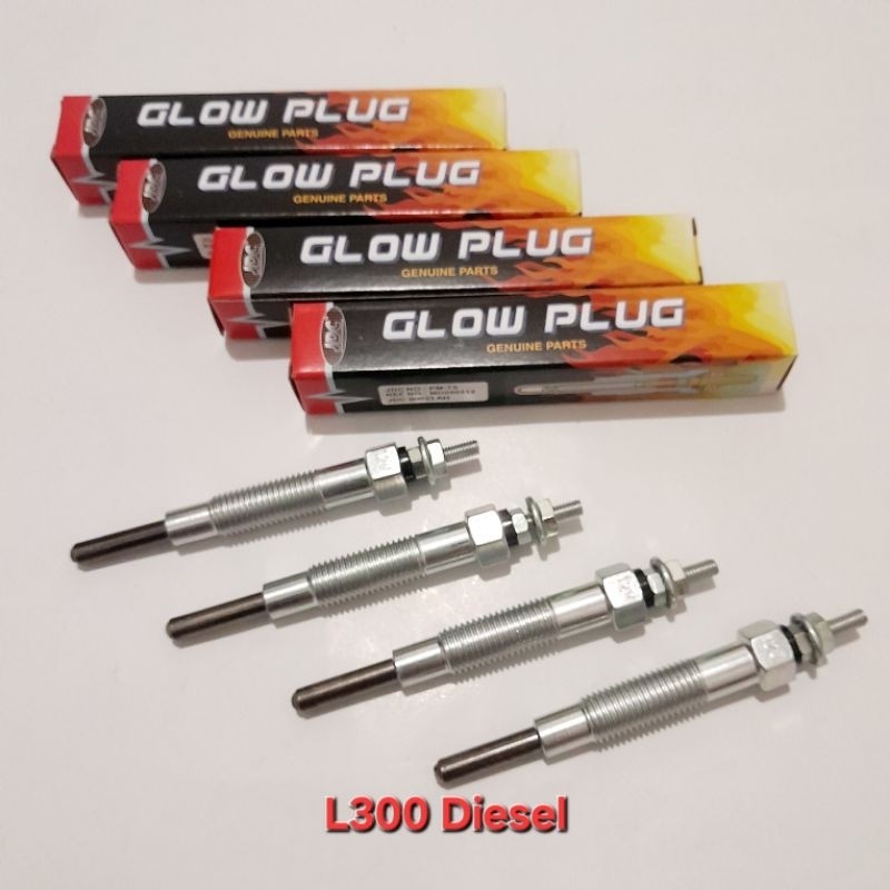 Mobil Part store Busi Pemanas Glow Plug L300 Diesel 12V 1PCS  GARANSI 1BULAN