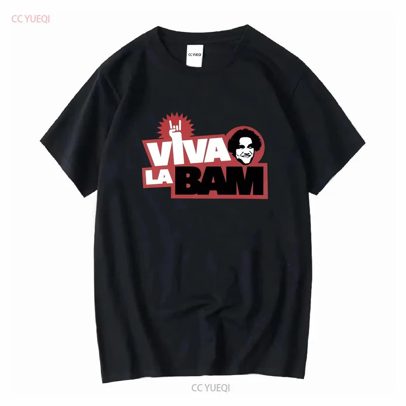 Mode Vintage Viva La Bam Jackass MTV Margera Kaos Resmi Berlisensi Ukuran M Vintage Dicuci Grafis Ga