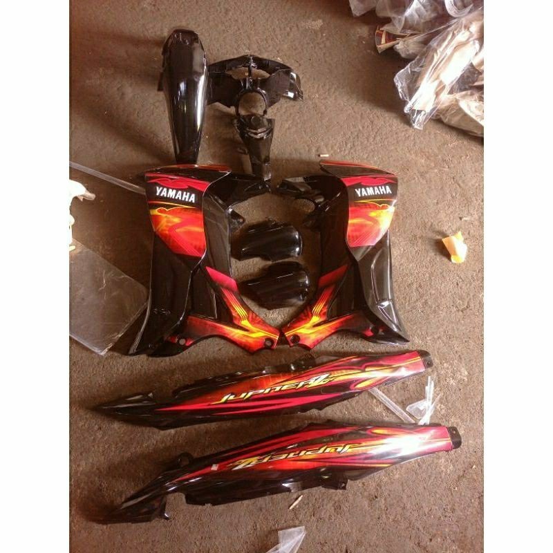 PROMO Body Jupiter Z Burhan Hitam Body Dek Jupiter Z Burhan Fullset Lengkap BAHAN TEBAL MIRIP ORIGIN