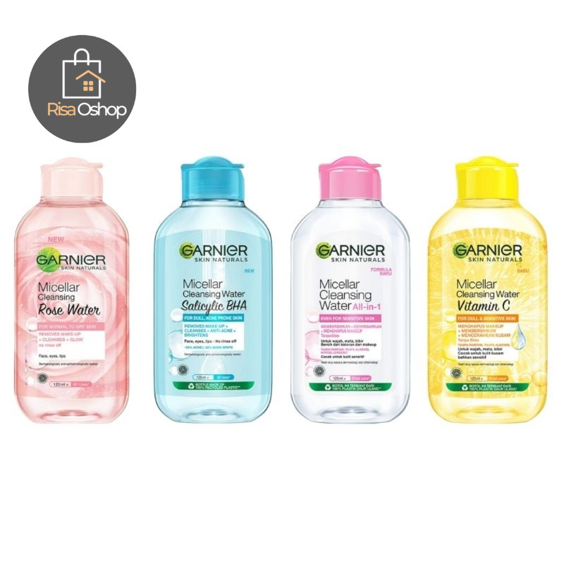 RISAOSHOP ALL GARNIER MICELLAR WATER/GARNIER MICELLAR WATER 125ML/50ML/GARNIER MICELLAR SALICYLIC 40