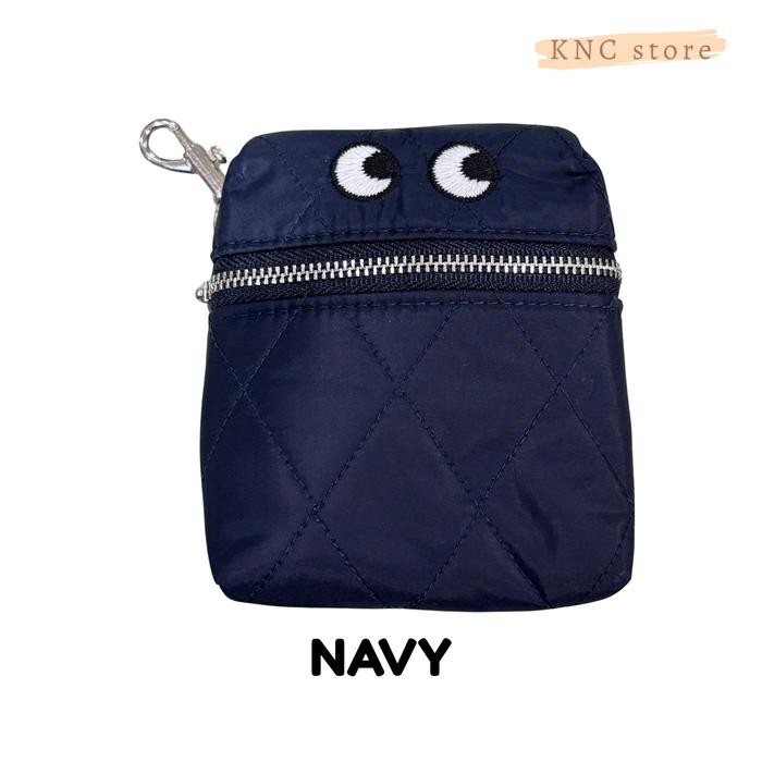 Uniqlo x Anya Hindmarch Packable Bag Reusable Shopping Bag Foldable with Carabiner - Navy