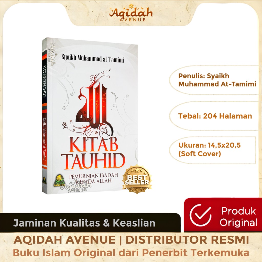 Kitab Tauhid - Syaikh Muhammad At Tamimi - Pemurnian Ibadah Kepada Allah - Darul Haq - Original - So