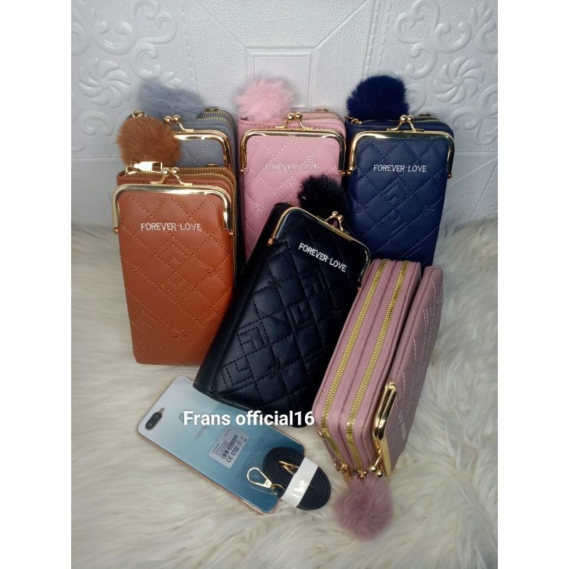 bag store Tas Hp Behel Resleting 2 Tas slempang wanita import Bordir Terbaru