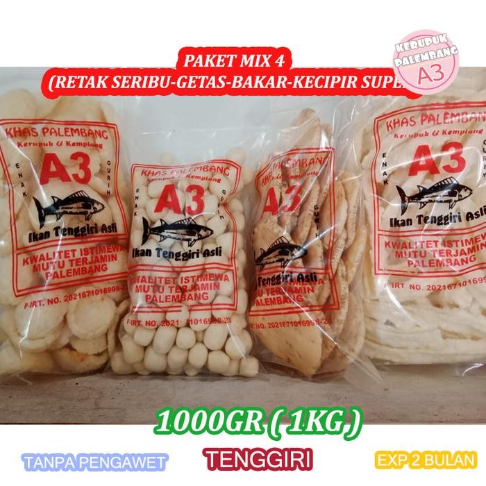 PROMO  KEMPLANG MIX 4 KEMPLANG PALEMBANG 1 KG