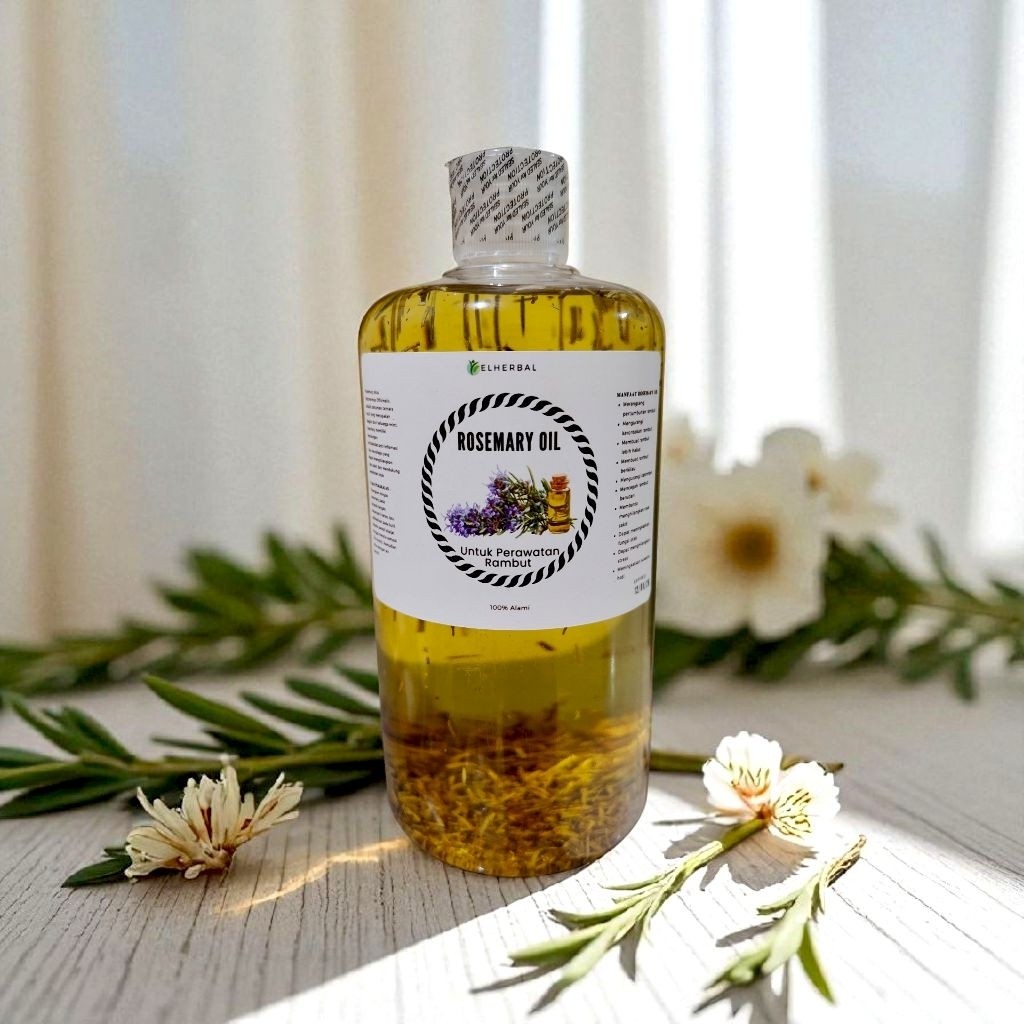 Rosemary oil 5 in 1 herbal oil 500ML Original For Perawatan Rambut