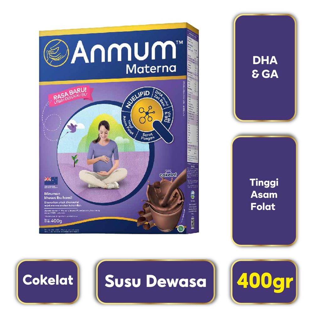 ANMUM SUSU BUBUK IBU HAMIL MATERNA COKLAT 400g
