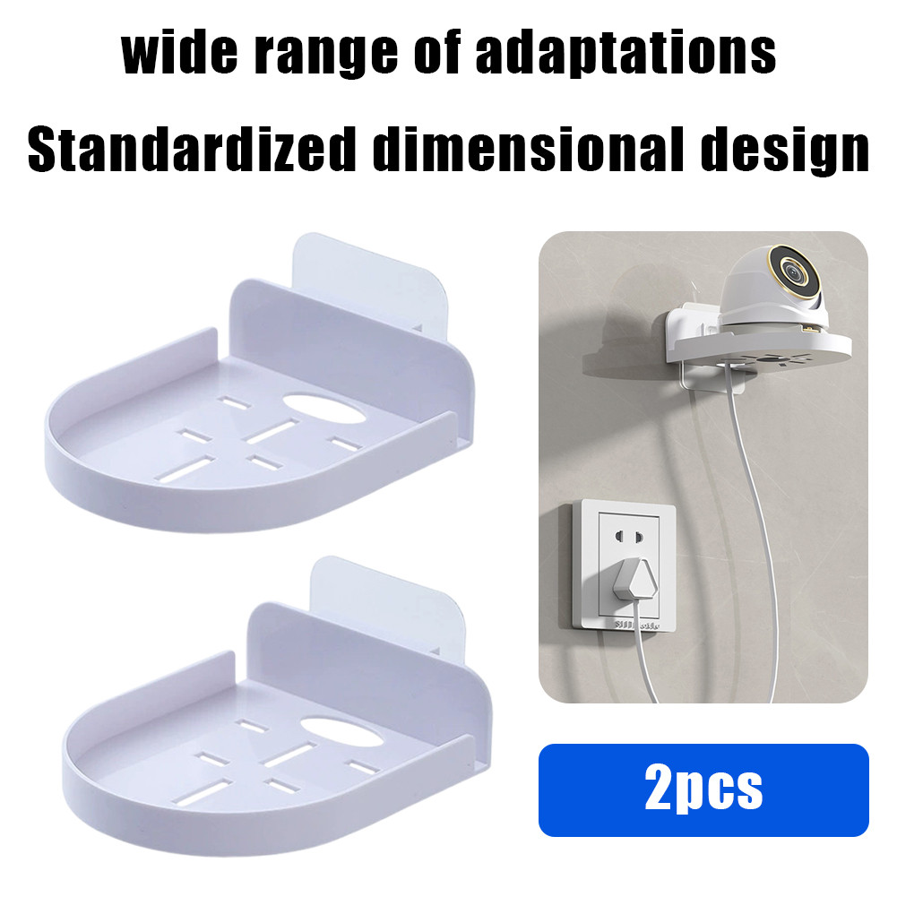 Stand CCTV Pemasangan Tempel 2pcs Dudukan CCTV Dinding Universal Cocok untuk Rumah