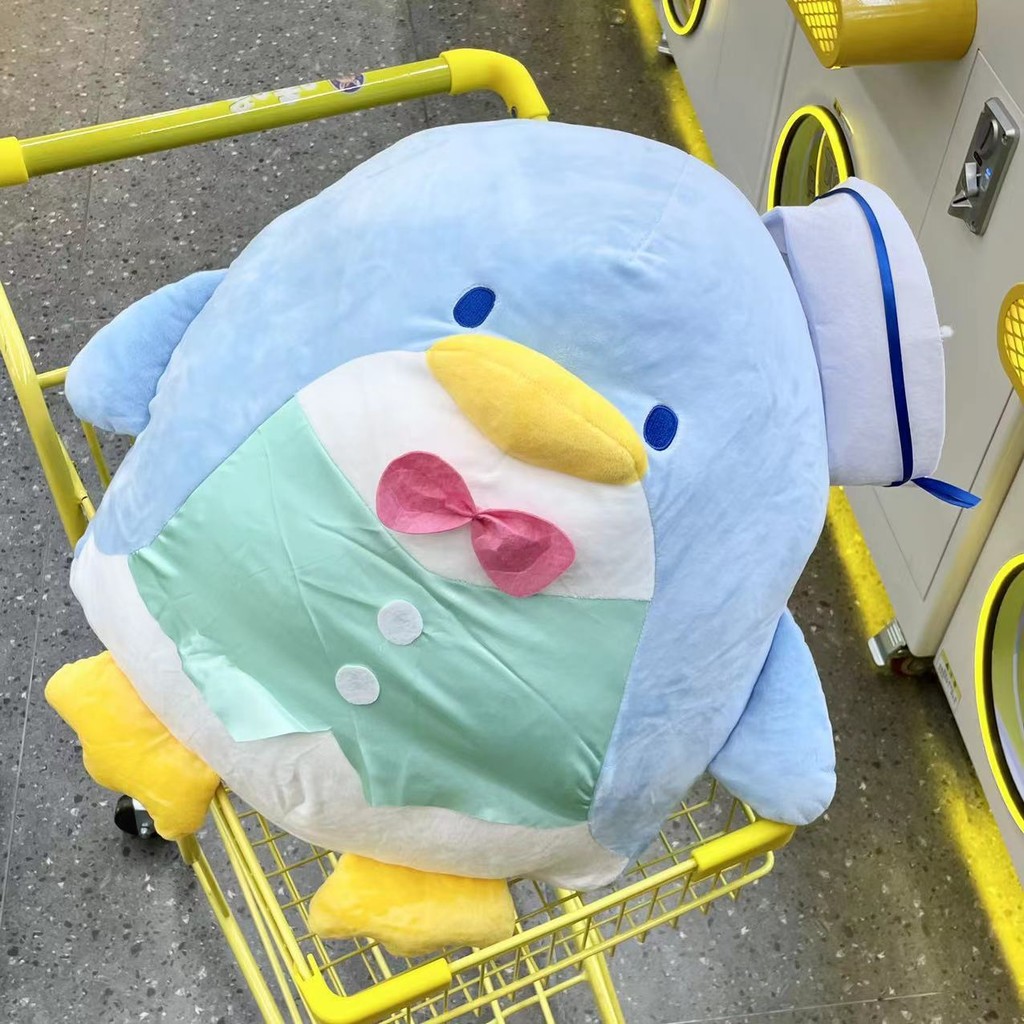 Big Size Sanrio Tuxedo Sam Plush Toys Sanrio Blue Penguin Stuffed Doll Sanrio Tuxedo Sam Plushies Hu