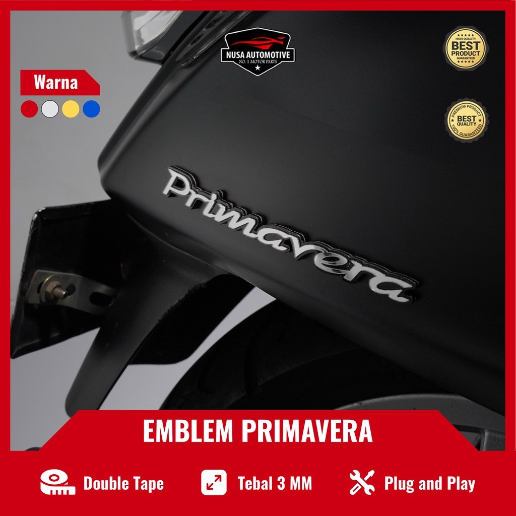 iRon 2Wheels  EMBLEM PRIMAVERA VESPA EMBLEM LOGO VESPA 3D TIMBUL LOGO PRIMAVERA EMBLEM VESPA LOGO PR