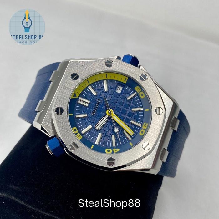 Seiko Mod Oak Diver Blue NH35 Automatic