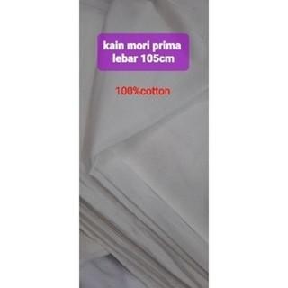 Kain Mori Prima Putih Untuk Membatik Tie Dye Shibori Jumputan Panjang 50cm Lebar 105cm Katun
