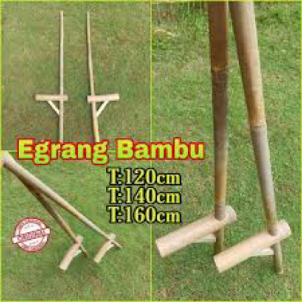 Egrang Bambu/Mainan Tradisional Egrang Bambu/Mainan Anak/Jujungkungan/Egrang