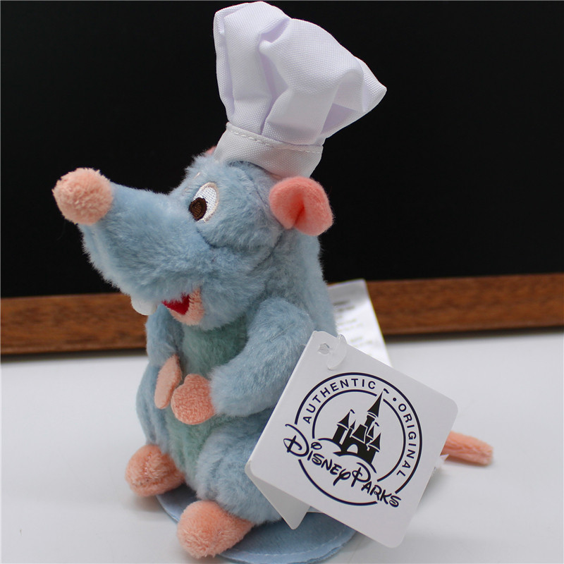 16cm Disney Ratatouille Chef Remy Magnetic Shoulder Plush Toy Gifts Ratatouille Kawaii Plush Stuff T