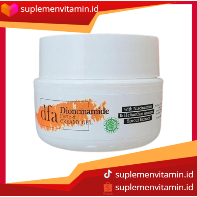 DFA Dioncinamide Forte 8 Mencerahkan kulit wajah dan membantu meratakan warna kulit.