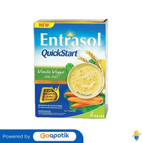 Entrasol Quickstart Rasa Vanilla Veggie Box 5 Sachet