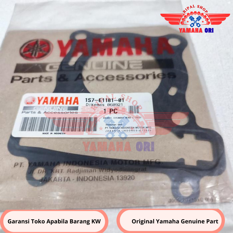 Packing Cylinder Head Jupiter MX Original Yamaha 1S7-E1181-01