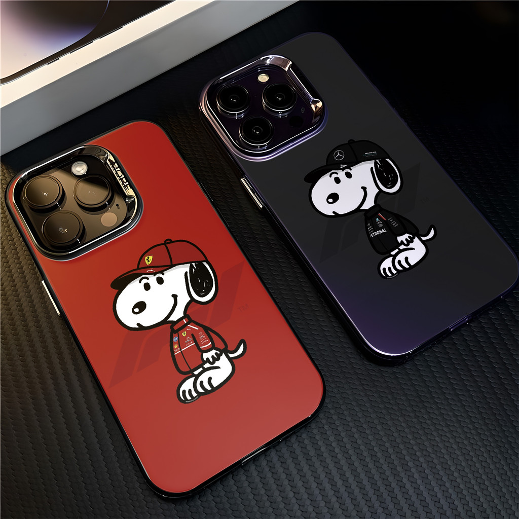 F1 Racer Snoopy Case for Realme C67 C55 C53 C35 C33 C25 C21Y C30 C25 C20 C17 C15 C12 C11 Realme 11 1