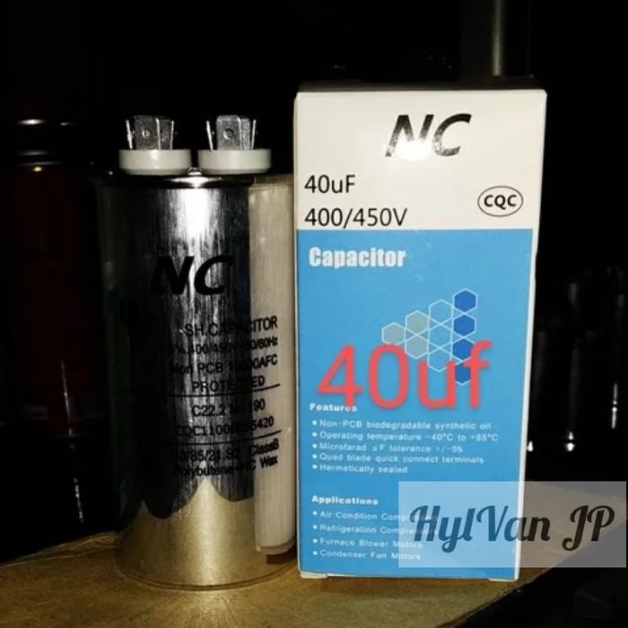 Running Kapasitor 40uf untuk AC Sudah QC