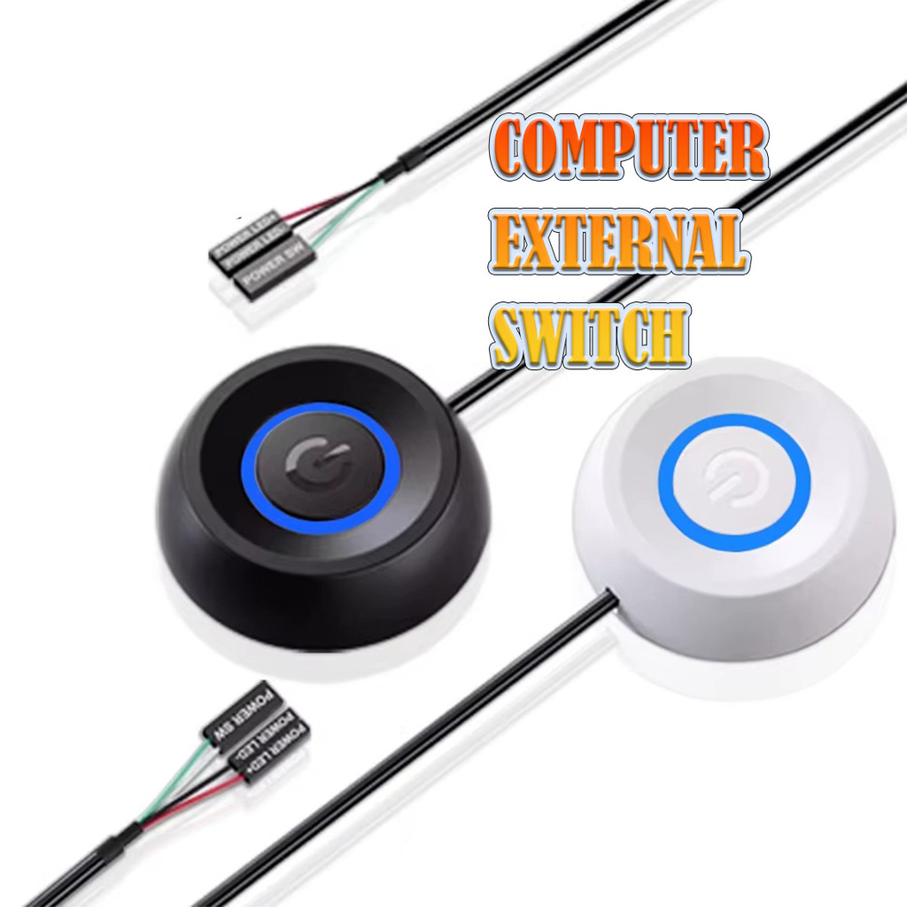 2M Power switch pc Tombol Switch Pc Kabel Push On Kabel Power Desktop Case Tombol