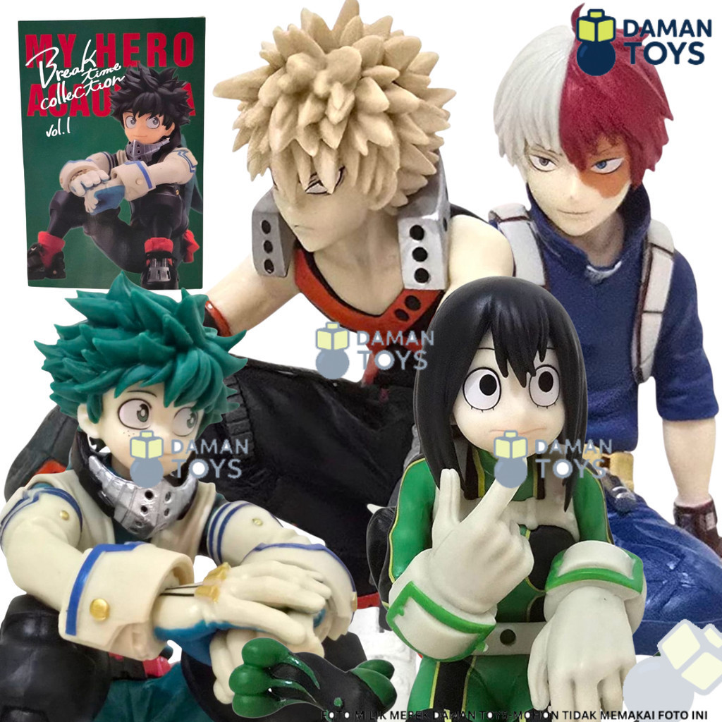 URBANZENT - Figure My Hero Academia Izuku Midoriya Deku Bakugo Todoroki Tsuyu Asui Break Time