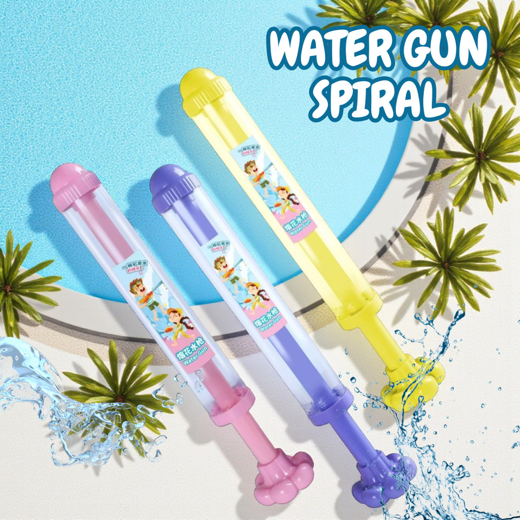 Mainan Semprotan Tabung Air Pompa Water Splash Semprotan Air Pompa Anak Bentuk Hujan Semprotan