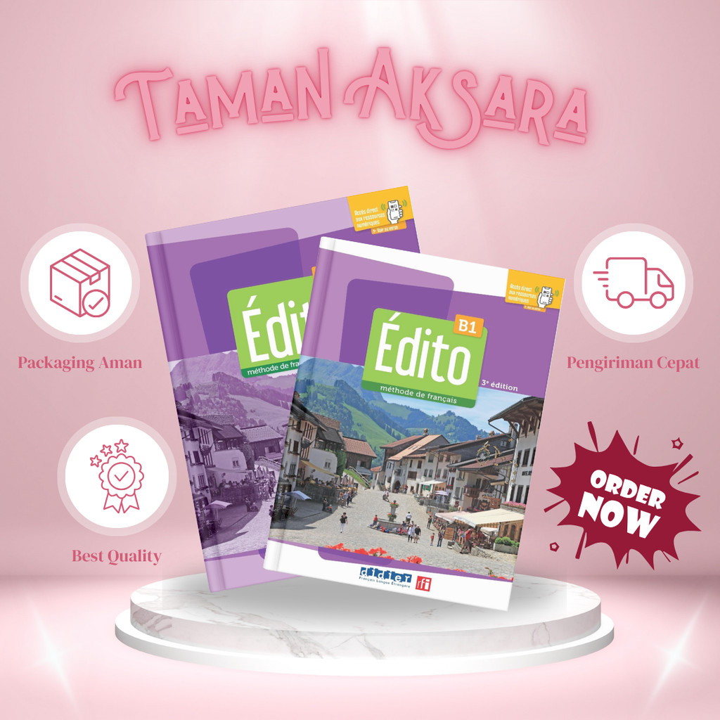 Buku Belajar Bahasa Prancis | Edito B1 – Livre & Cahier d’activités