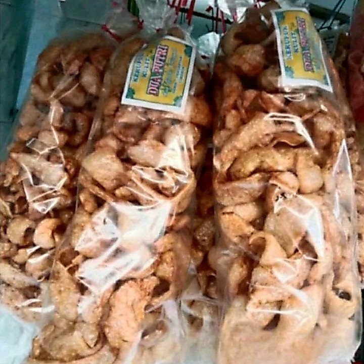 Kerupuk Kulit Kerbau/Kerupuk Rambak Kulit Kerbau 100 Gram