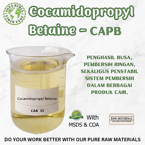 1kg CAPB Cocamidopropyl Betaine Agen Penghasil Busa / Pembersih Ringan Cosmetic Grade