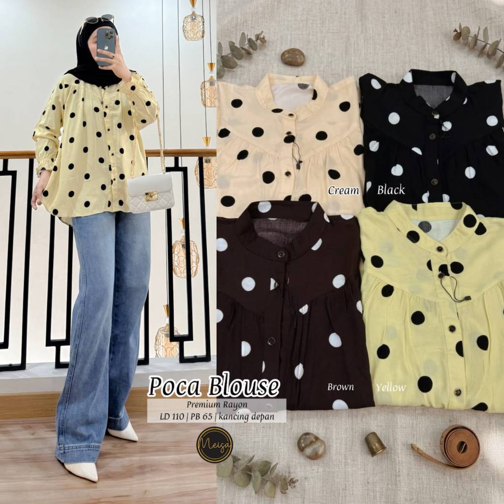1406    POCA BLOUSE  FASHION  by MeiSa