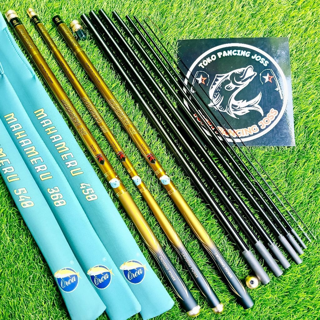 TEGEK KAKU RINGAN ORCA MAHAMERU 360 450 540 bahan carbon kaku  ringan kuat