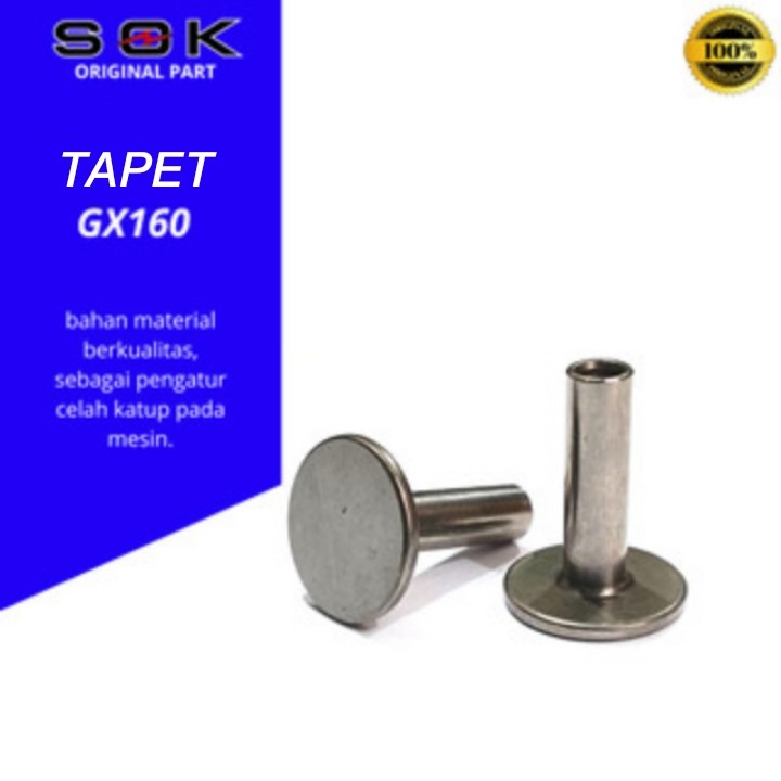 Valve tapet GX160 payung klep GX160 GX200