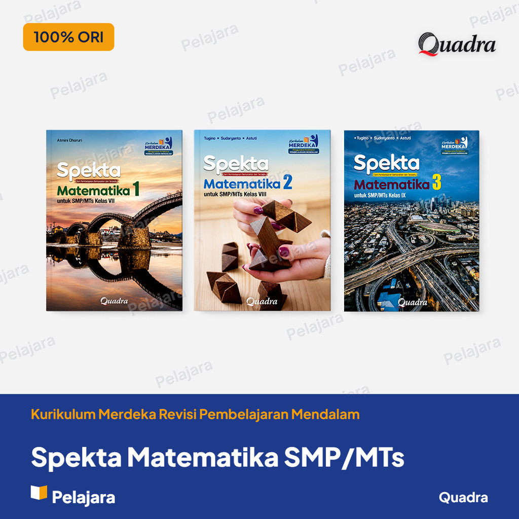 Buku Spekta Matematika SMP/MTs Kelas 7-9 Kurikulum Merdeka Quadra