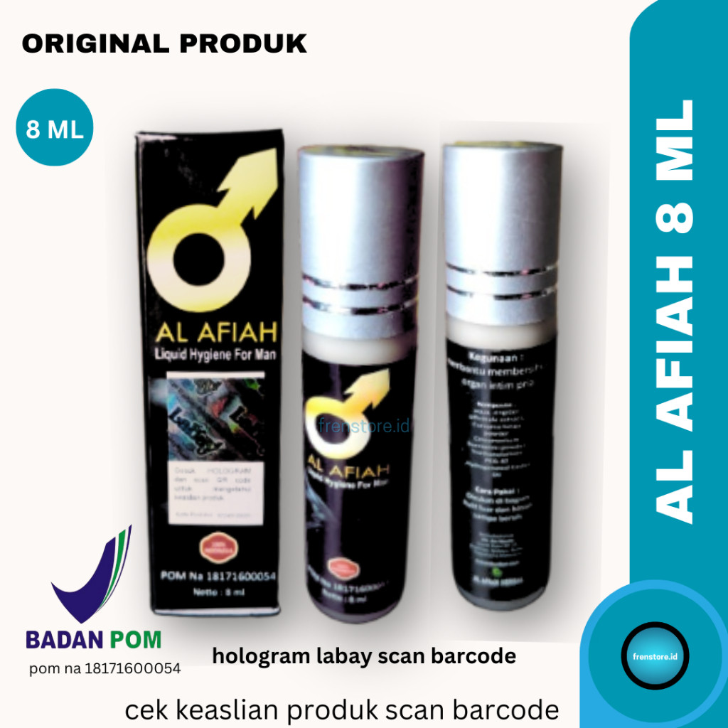 [ DISINI AMAN ] Al Afiah Original 8 ML - kemasan hologram labay terbaru netto 8 ml