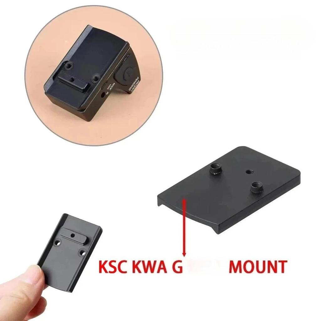 Tactical G17 Rear Sight Plate Base Mount Fit Red Dot Sight for Tokyo Marui G17 G18C G19 KSC KWA   Ac