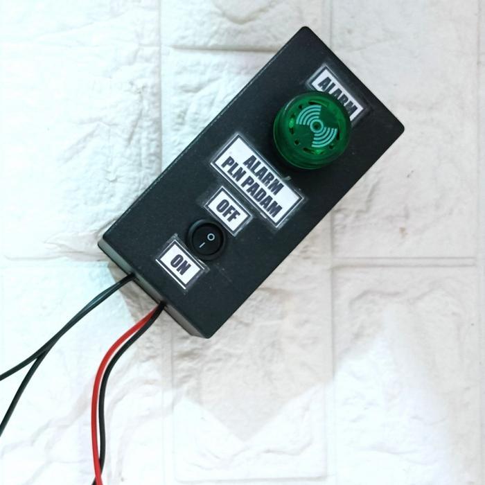 alaram alarm PLN off DC 12-80V atau 220v AC DC sensor buzzer PLN padam - DC 12-80V
