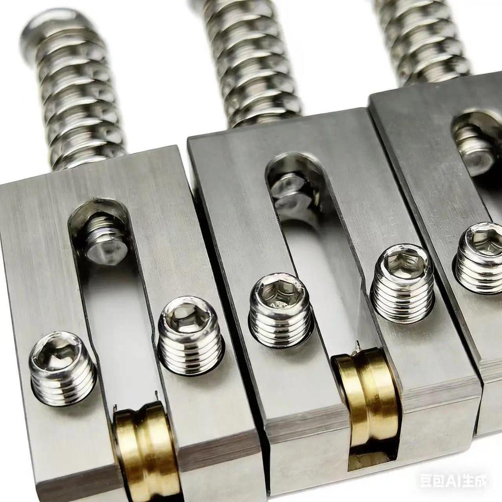 [ Made in Japan ] 1 Set 10.5MM 10.8MM Stainless Steel Roller Saddle Tremolo Bridge Saddles Untuk Git