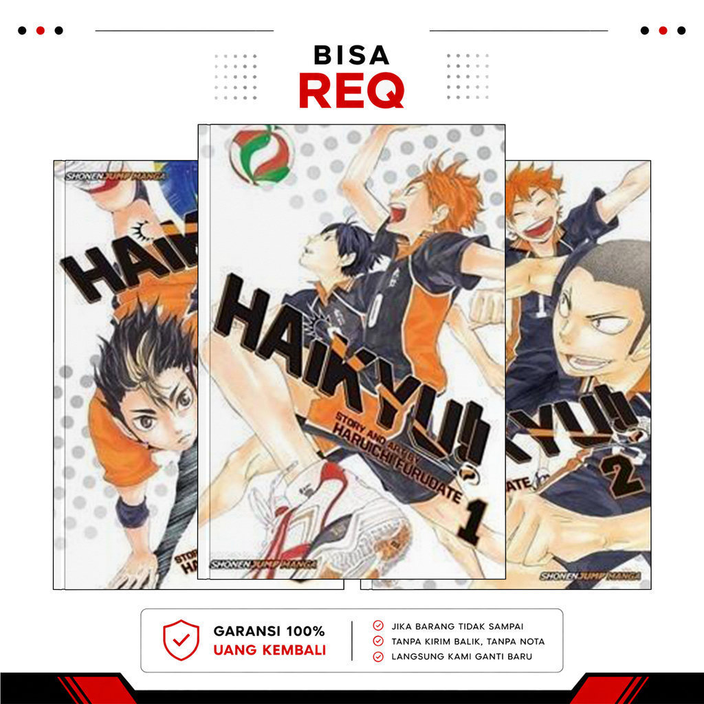 Komik Manga Haikyuu Vol. 1-45 by Haruichi Furudate Bahasa Indonesia