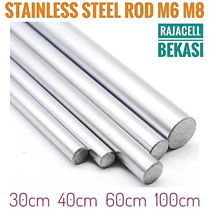 Besi Smooth Rod As Shaft Cnc Stainless Steel Roundbar M6 6Mm M8 8Mm