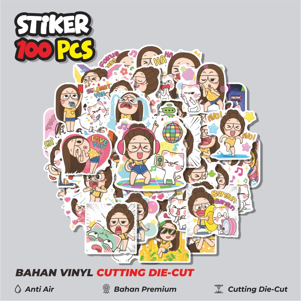 

Terbaru! 50 pcs Stiker TuaGom Pop-Up Dekorasi Lucu Kreatif untuk Notebook, Skateboard, HP