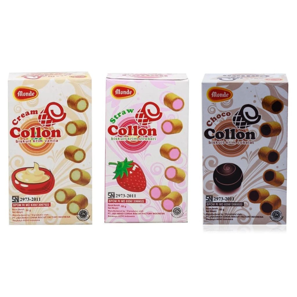 

Biskuit Monde Collon Krim 40 Gram